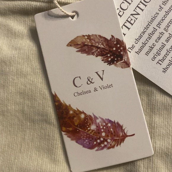 High Rise Corduroy Pleated Juniors Mini Skirt with Frayed Hem, Size M, Ivory NWT - Picture 9 of 10